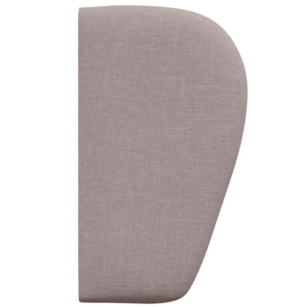 Kopfteil Ohr Taupe 40 x 23 x 6 cm Stoff