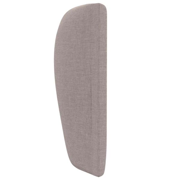 Kopfteil Ohr Taupe 40 x 23 x 6 cm Stoff