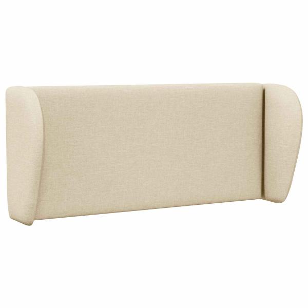 Kopfteil Ohr Creme 40 x 23 x 6 cm Stoff