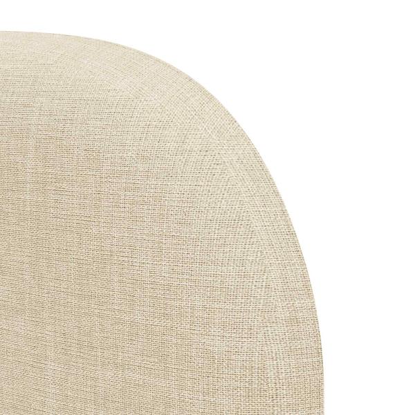 Kopfteil Ohr Creme 40 x 23 x 6 cm Stoff