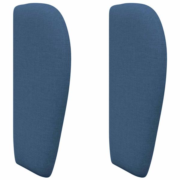 Kopfteil Ohr Blau 40 x 23 x 6 cm Stoff