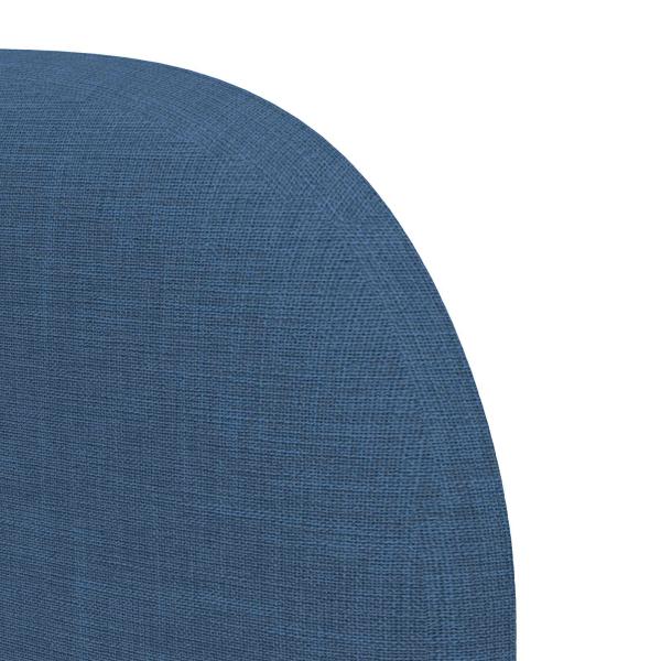 Kopfteil Ohr Blau 40 x 23 x 6 cm Stoff