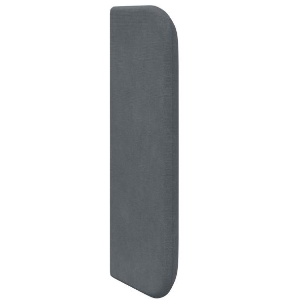 Kopfteil Ohr Grau 40,5 x 40,5 x 4 cm Samt
