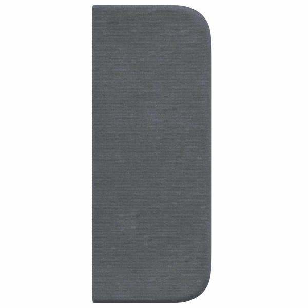 Kopfteil Ohr Grau 40,5 x 40,5 x 4 cm Samt