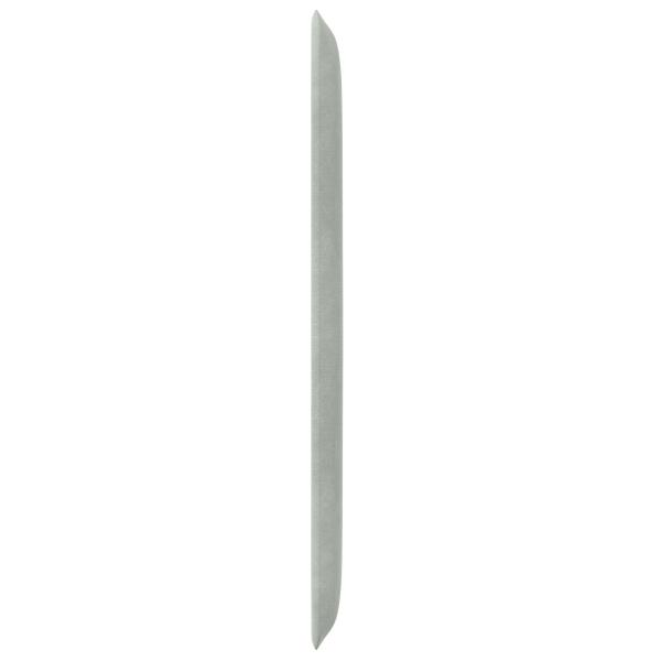 Kopfteil Ohr Hellgrau 80 x 16 x 4 cm Samt