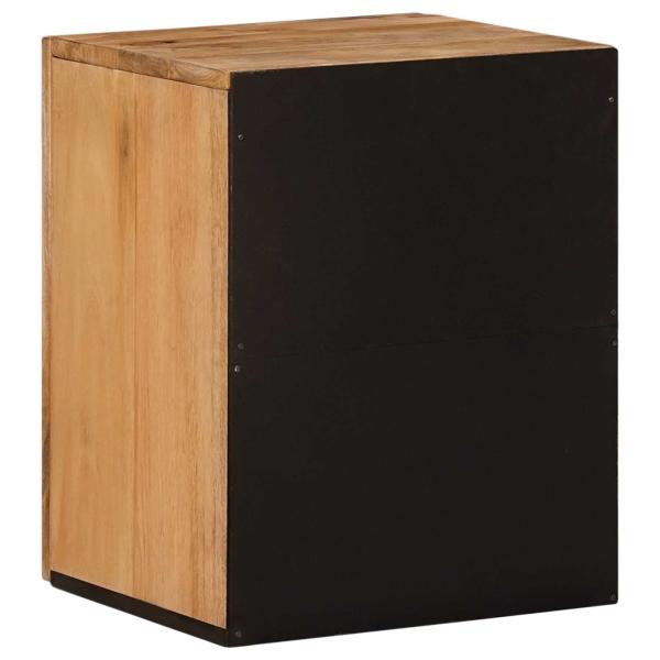 Badezimmer Hängeschrank Natur 38 x 33 x 48 cm Massivholz Mango