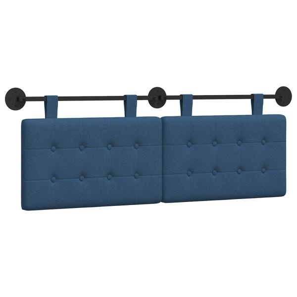 Hängendes Kopfteil Blau Stoff