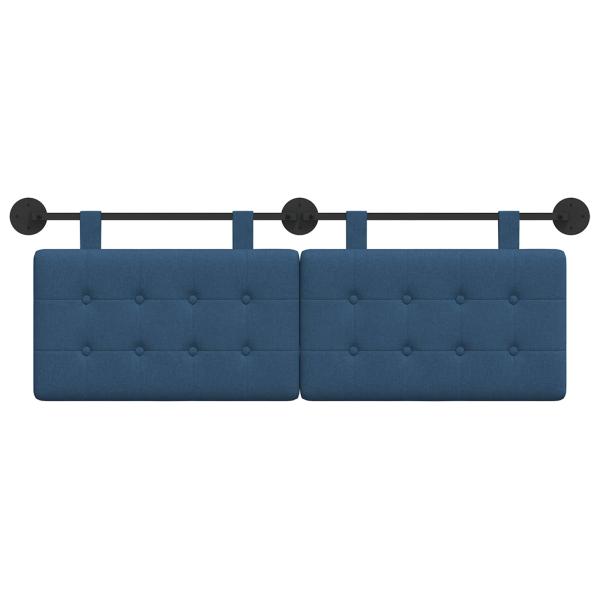 Hängendes Kopfteil Blau Stoff
