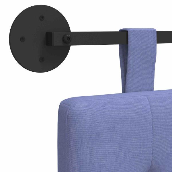 Hängendes Kopfteil Jeans blau Stoff