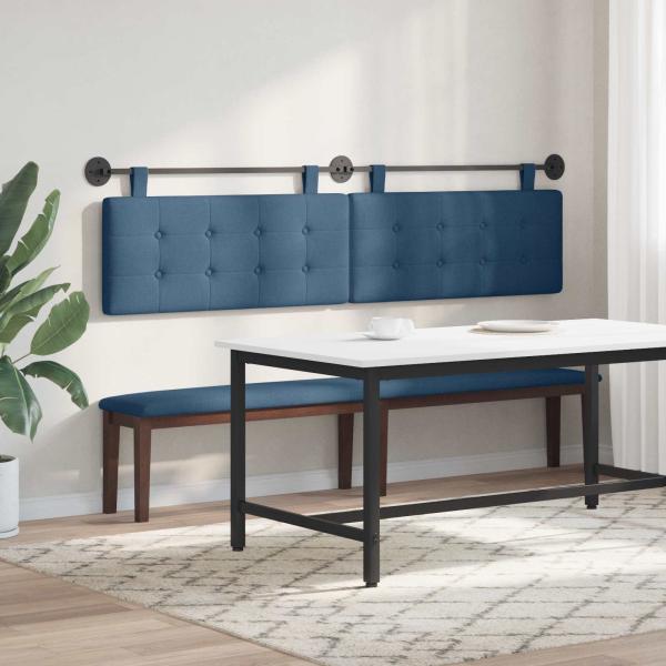 Hängendes Kopfteil Blau Stoff