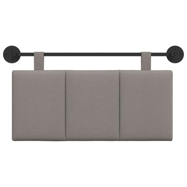 Hängendes Kopfteil Taupe Stoff