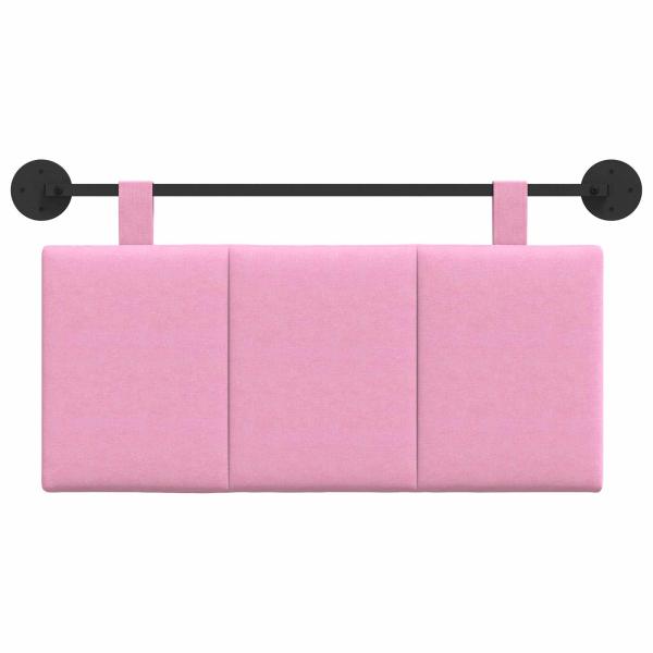 Hängendes Kopfteil Rosa Stoff