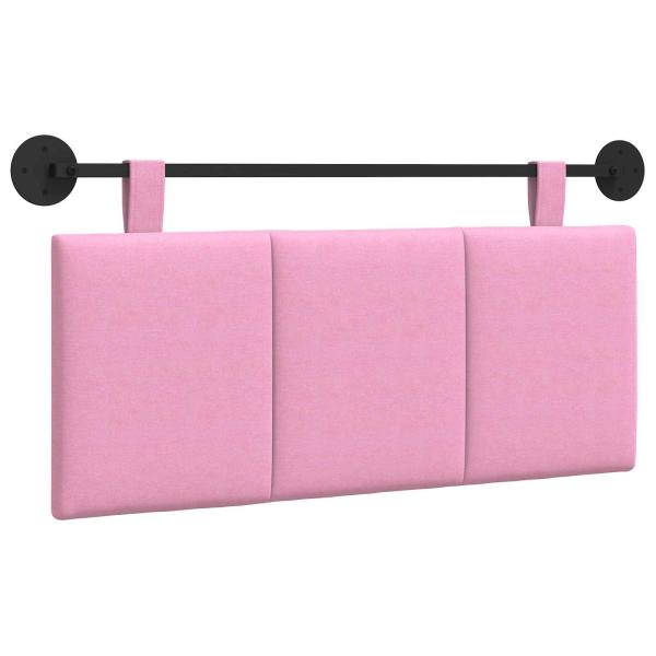 Hängendes Kopfteil Rosa Stoff