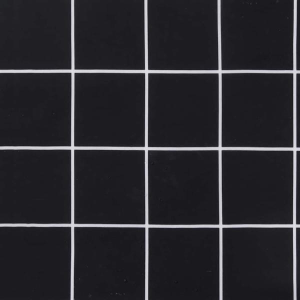 Streupillows 4 pcs Schwarz kariert 60 x 60 cm Polyesterstoff