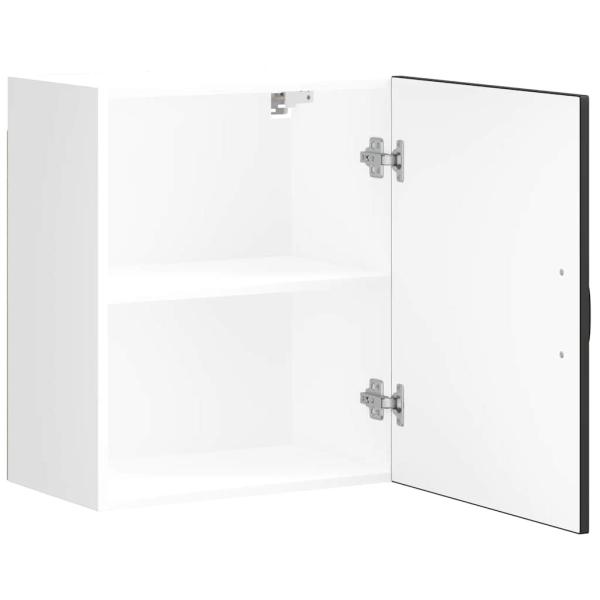 Küchen-Hängeschrank Kalmar Schwarz Holzwerkstoff