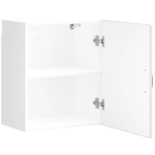Küchen-Hängeschrank Kalmar Hochglanz-Weiß Holzwerkstoff