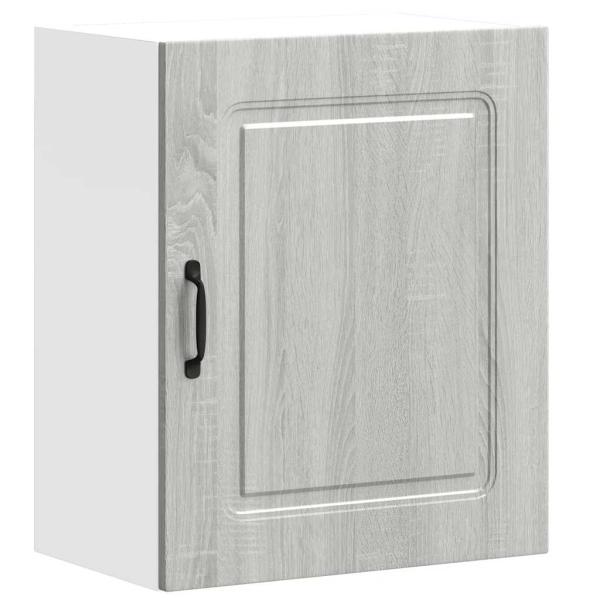 Küchen-Hängeschränke 2 Stk. Kalmar Grau Sonoma Holzwerkstoff