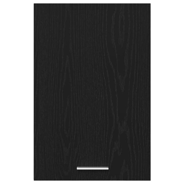 Hängeschrank Schwarz Eichen-Optik 40x31x60 cm Holzwerkstoff