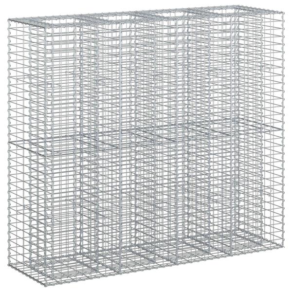 Gabionen-Hochbeet 2 stk. 170 x 50 x 150 cm Verzinkter Stahl