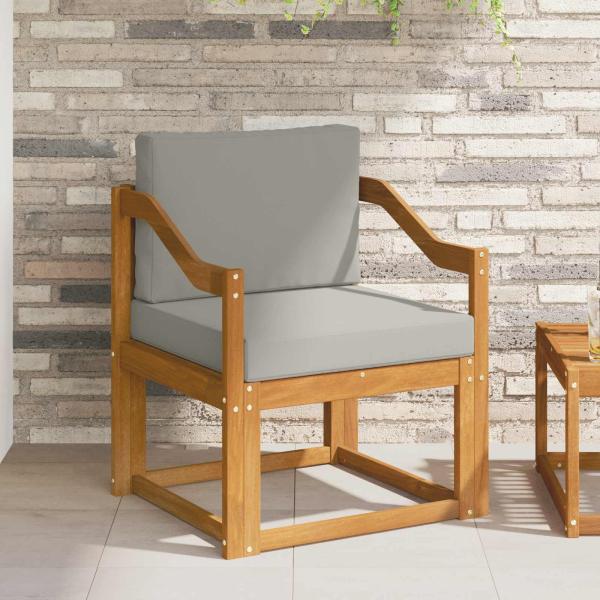 ARDEBO.de - Outdoor-Sofa Massives Akazienholz und Polyester