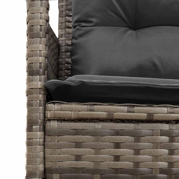 Gartensofa-set 2 Stk. Poly-Rattan