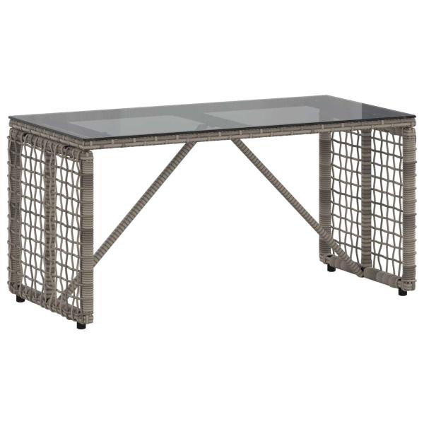 Tisch für Outdoor Grau und Schwarz 80 x 40 x 40 cm
