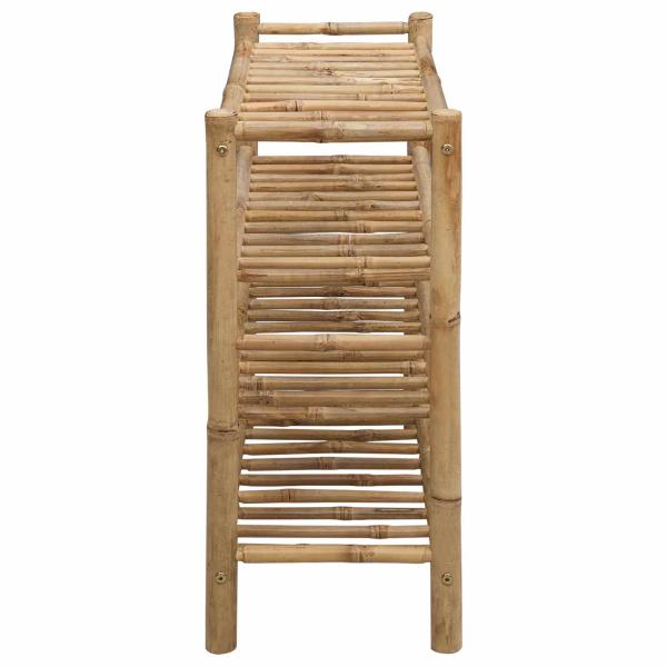 Schuhregal 68 x 28 x 63 cm Bambus Natur