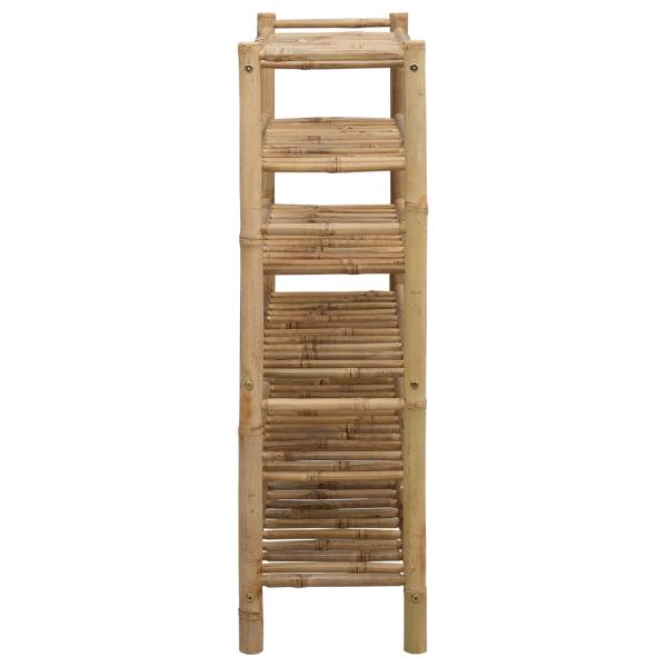 Schuhregal 68 x 28 x 96 cm Bambus Natur