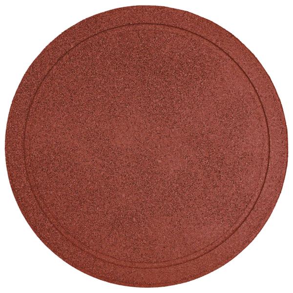 Gehwegstein 6 stk. Rot Ø 44 x 2 cm Gummi