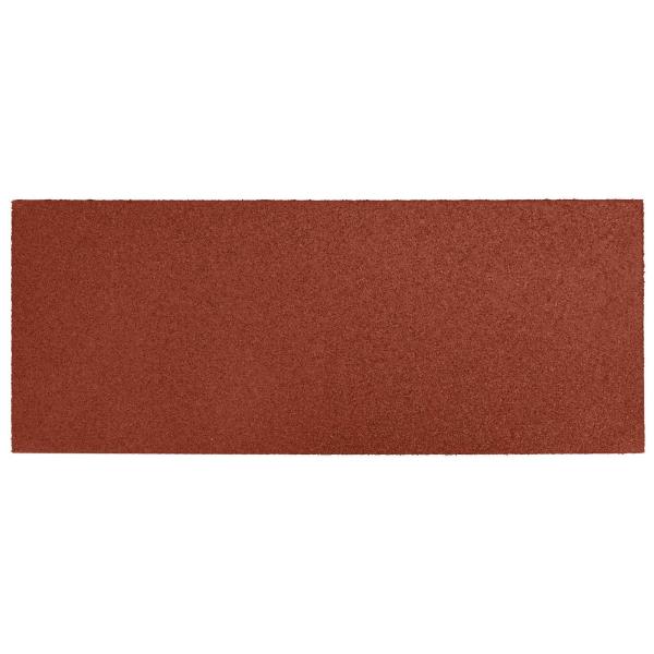 Gehwegstein 6 stk. Rot 60,5 x 25 x 2 cm Gummi