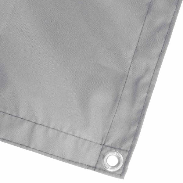 Balkonsichtschutz Hellgrau 100 x 300 cm Oxford-Stoff