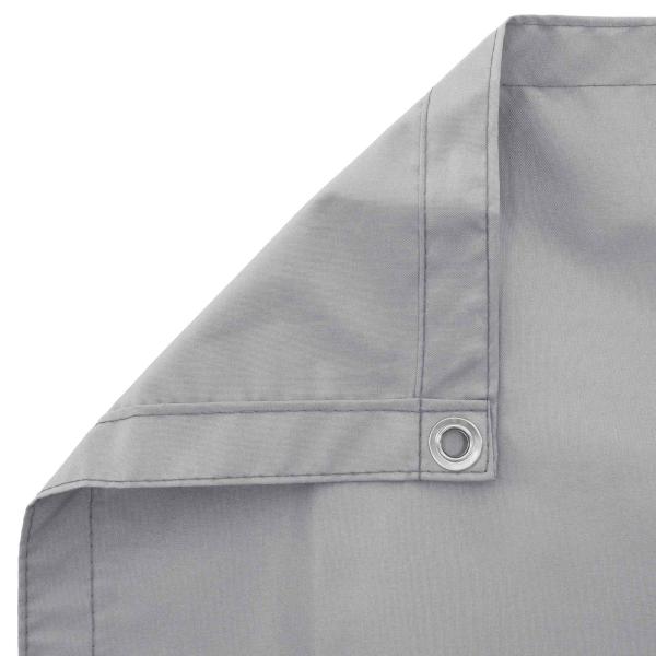 Balkonsichtschutz Hellgrau 100 x 300 cm Oxford-Stoff