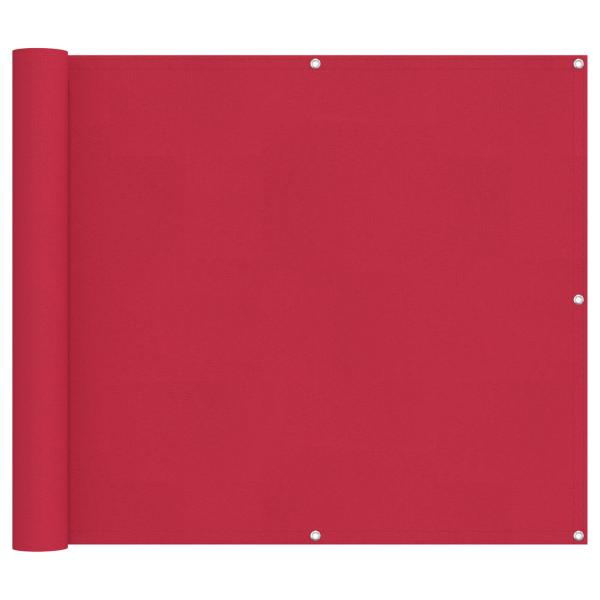 Balkonsichtschutz 90 x 200 cm Oxford-Stoff Rechteckig
