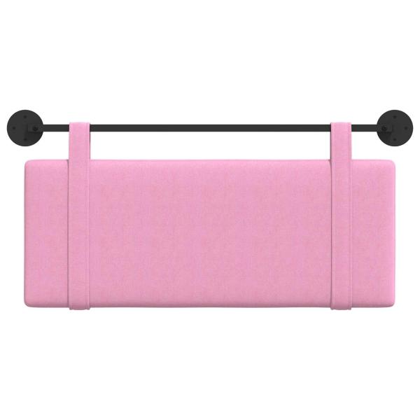 Hängendes Kopfteil Rosa Stoff