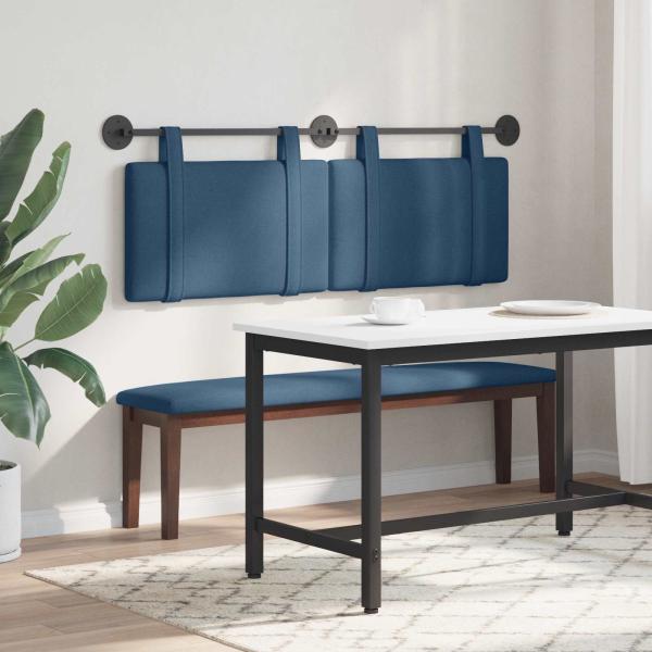 Hängendes Kopfteil Blau Stoff