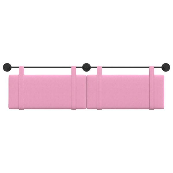 Hängendes Kopfteil Rosa Stoff