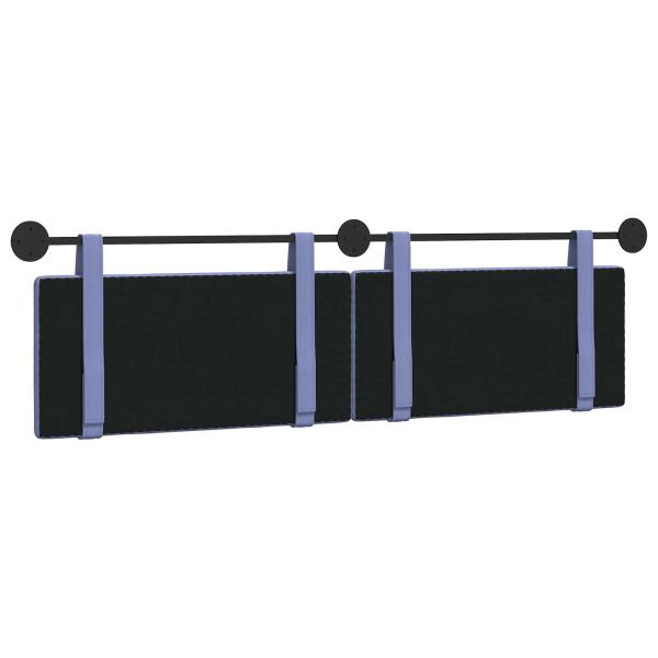 Hängendes Kopfteil Jeans blau Stoff