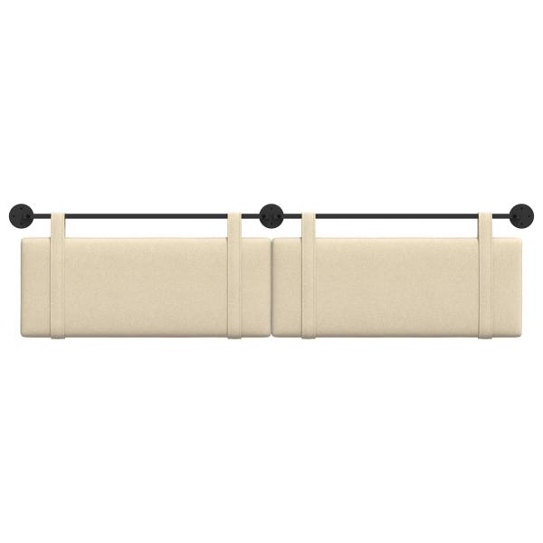 Hängendes Kopfteil Creme Stoff