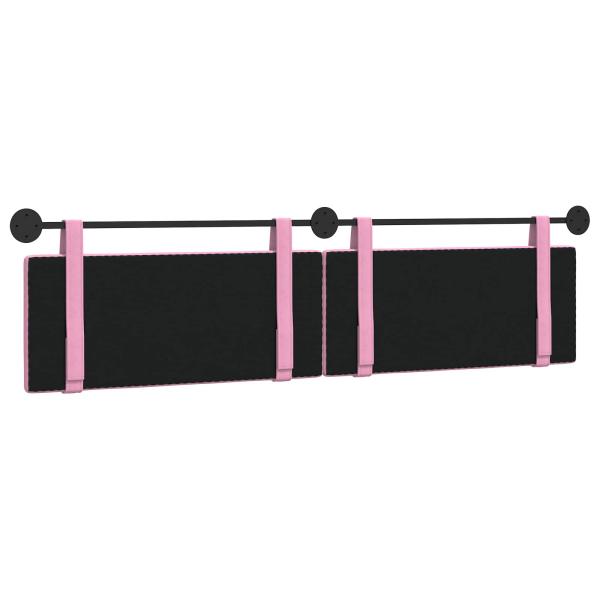 Hängendes Kopfteil Rosa Stoff