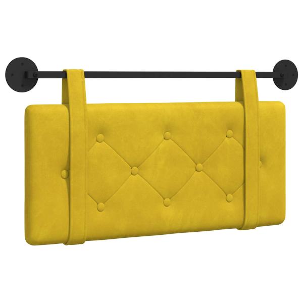 Hängendes Kopfteil Gelb Samt