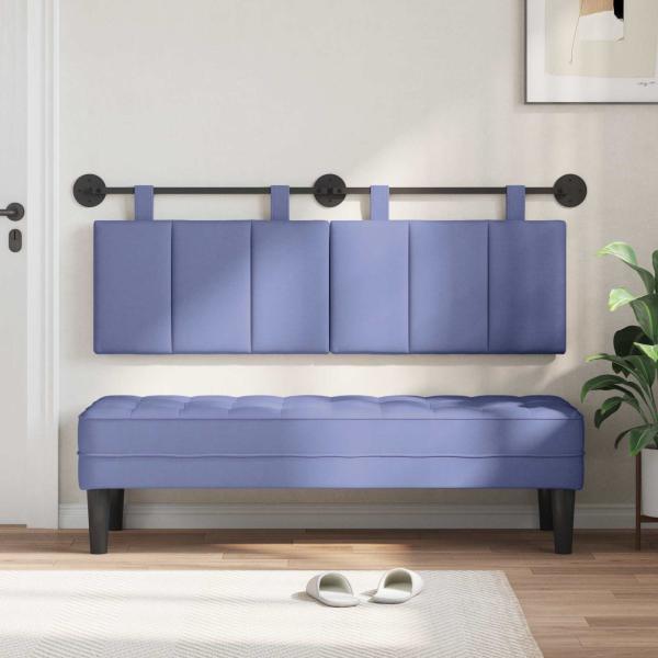 Hängendes Kopfteil Jeans blau Stoff