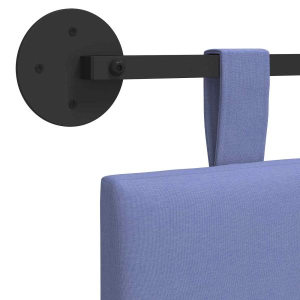 Hängendes Kopfteil Jeans blau Stoff