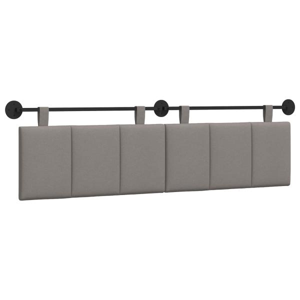Hängendes Kopfteil Taupe Stoff