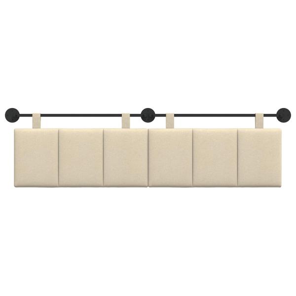 Hängendes Kopfteil Creme Stoff