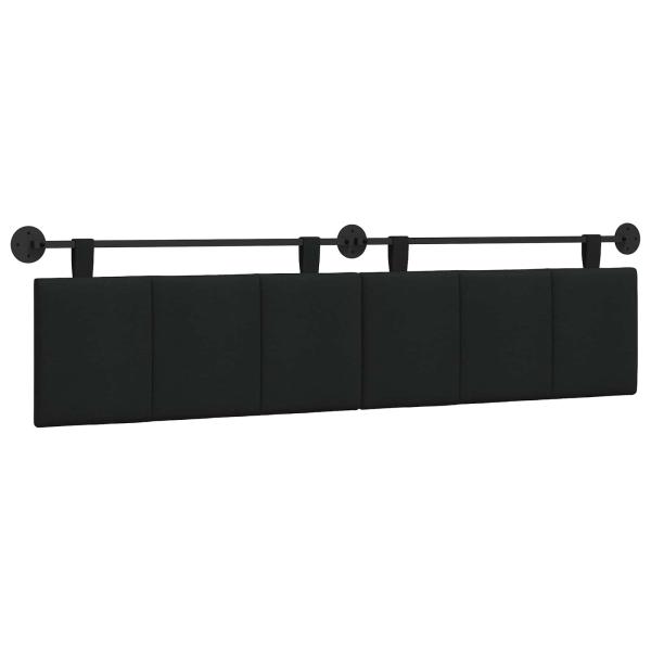 Hängendes Kopfteil Schwarz Stoff