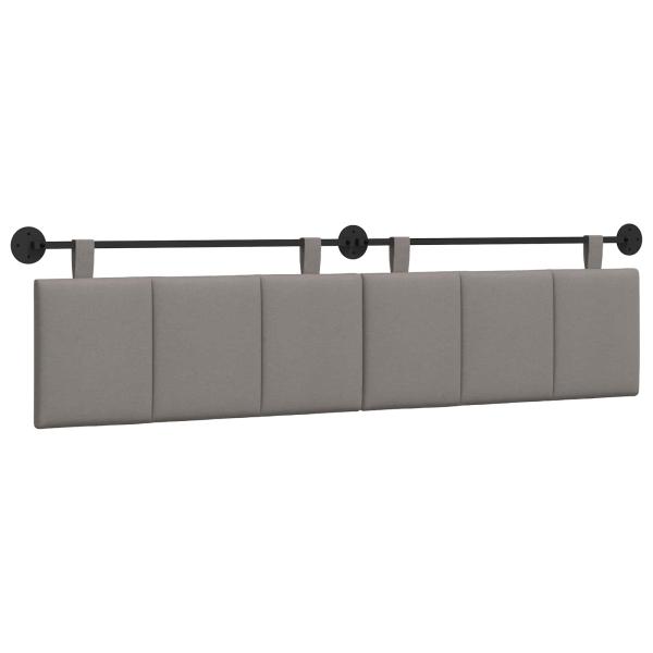 Hängendes Kopfteil Taupe Stoff