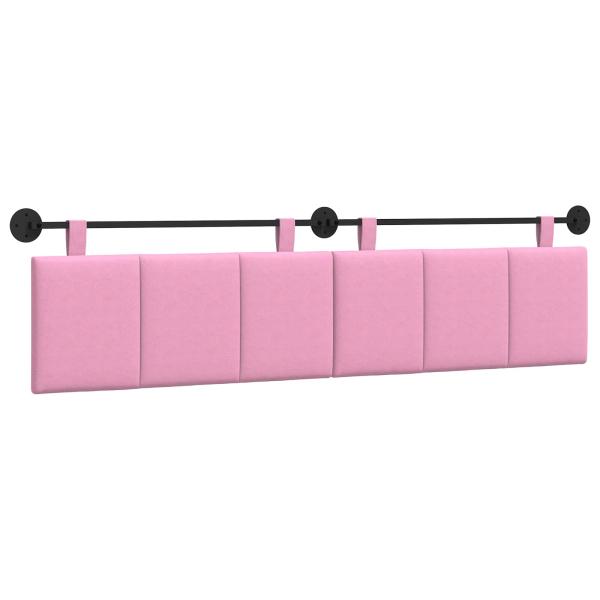 Hängendes Kopfteil Rosa Stoff