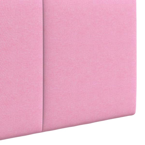 Hängendes Kopfteil Rosa Stoff