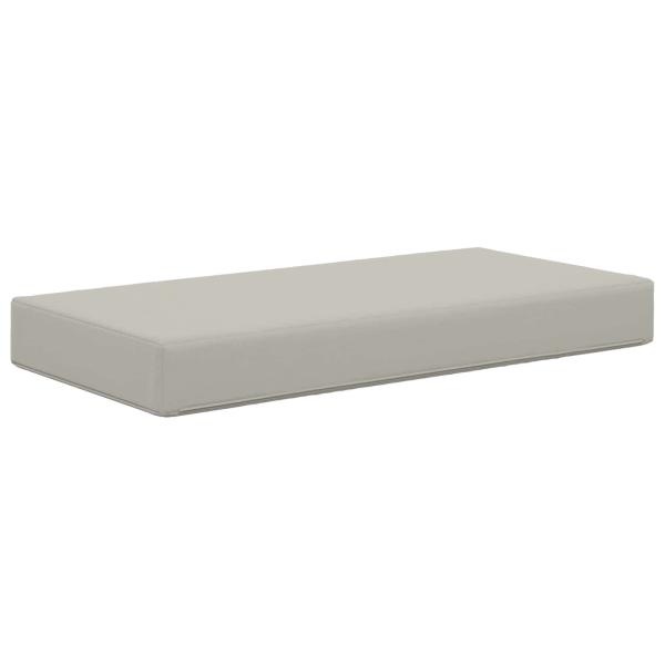 Sitzkissen für Outdoor Grau 80 x 40 x 8 cm 100 % Polyester