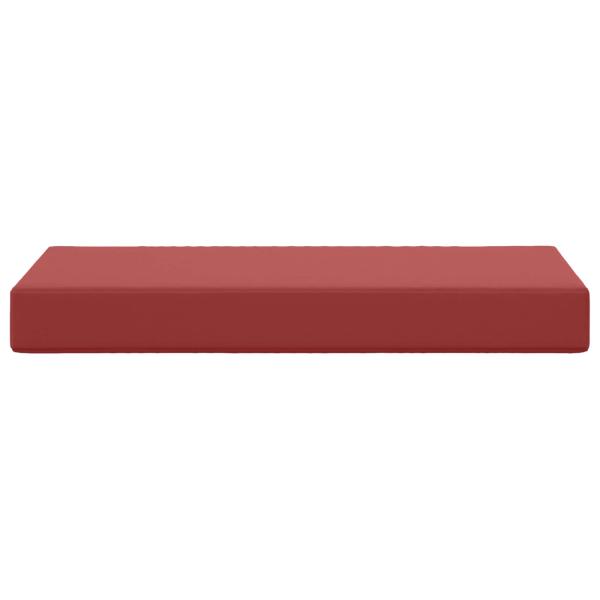 Sitzkissen für Outdoor 100 % Polyester Weinrot 80 x 40 x 8 cm